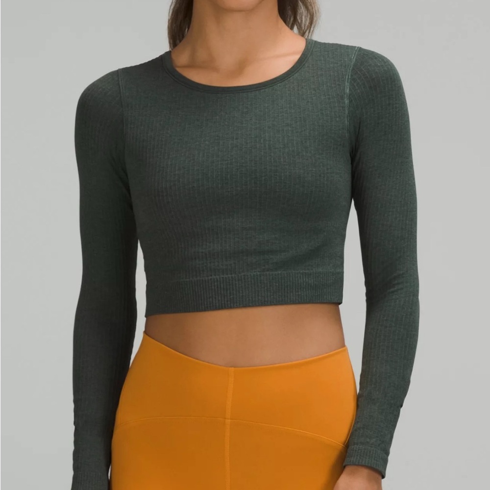Lululemon Ebb to Street Long Sleeve | Smoked Spruce